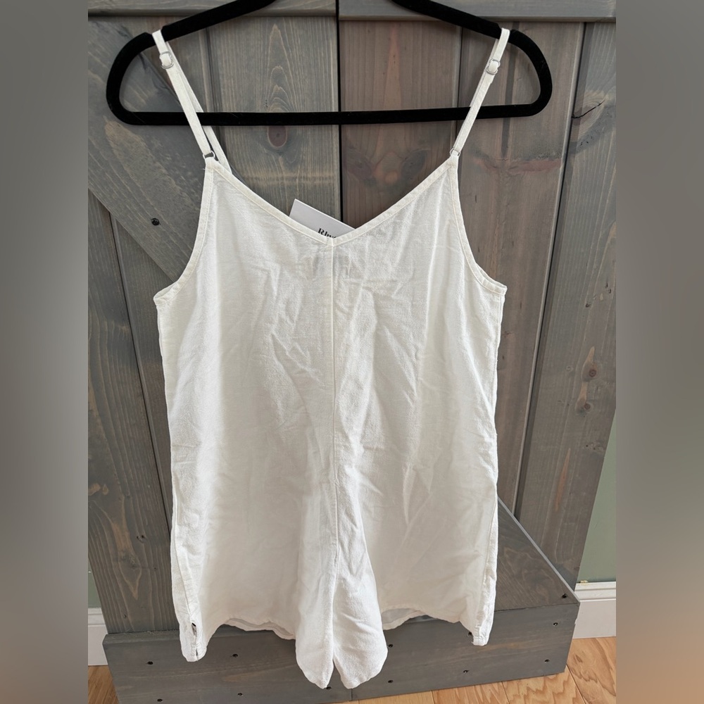 Rhythm Classic Adjustable White Romper Size M NWT - Picture 4 of 7